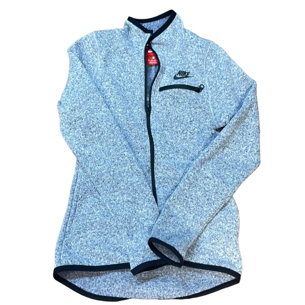 Nike Fleece Full Zip Jacket Women’s size XS Summit Gray